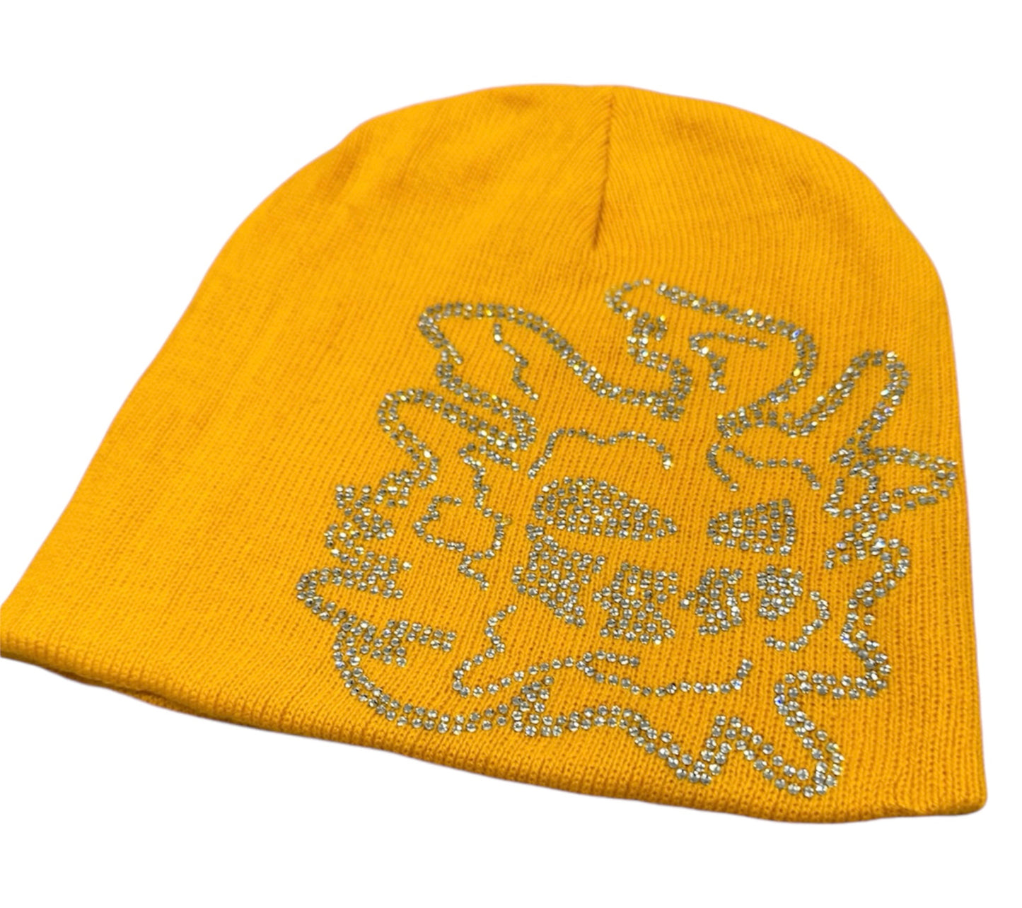 SB Rhinestone Beanie (Yellow)