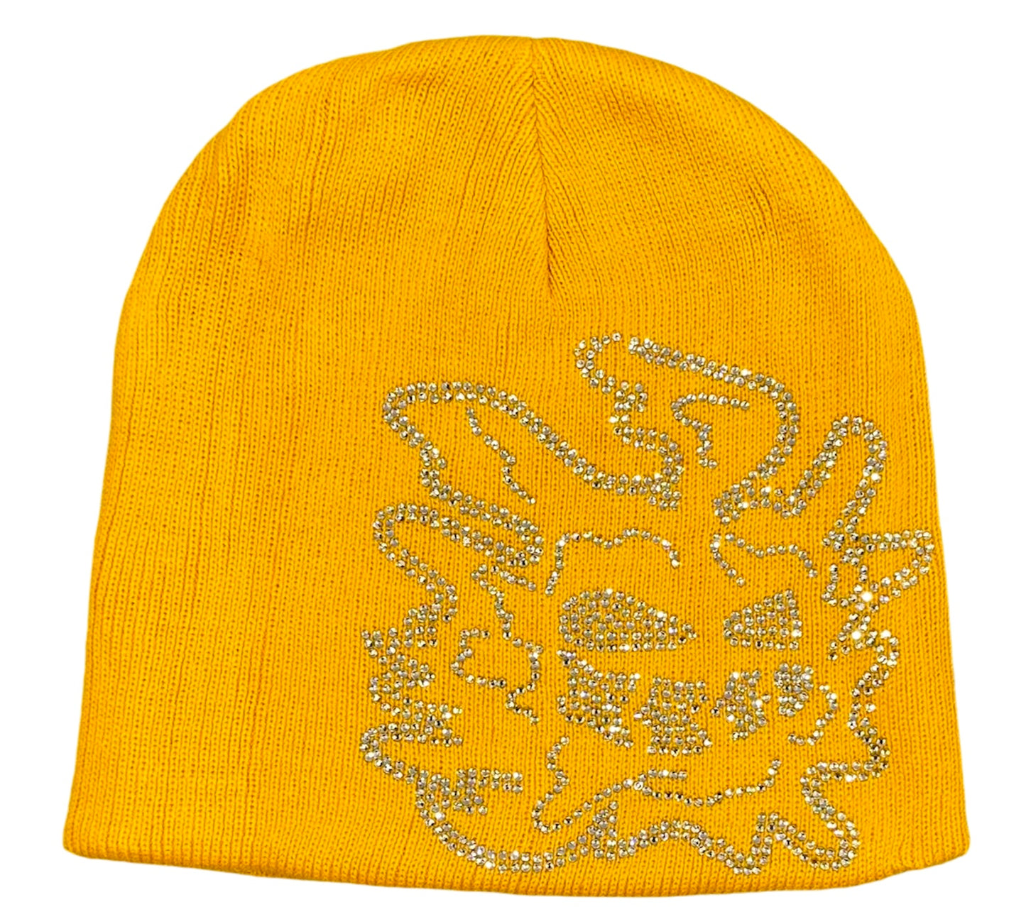 SB Rhinestone Beanie (Yellow)